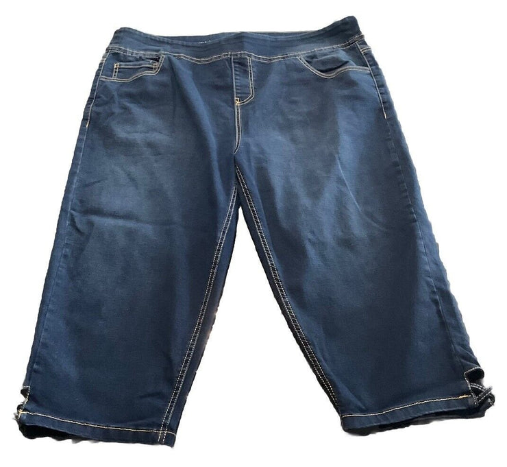 Avenue Blue Ankle Denim Jeans Size 22