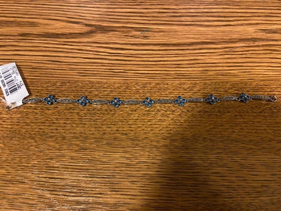 Blue Flower Bracelet