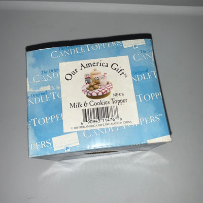 The Original Candle Toppers Milk and Cookies Topper