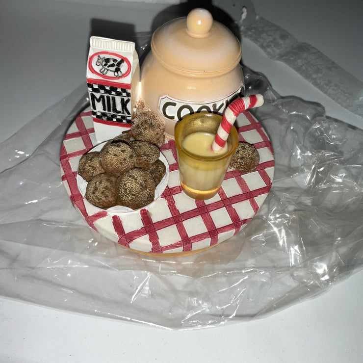 The Original Candle Toppers Milk and Cookies Topper