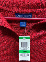 Karen Scott Red Sweater