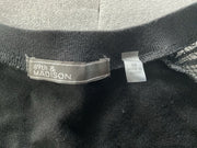 Women’s 89th &amp; Madison Black Lace Sweatshirt Size 3X