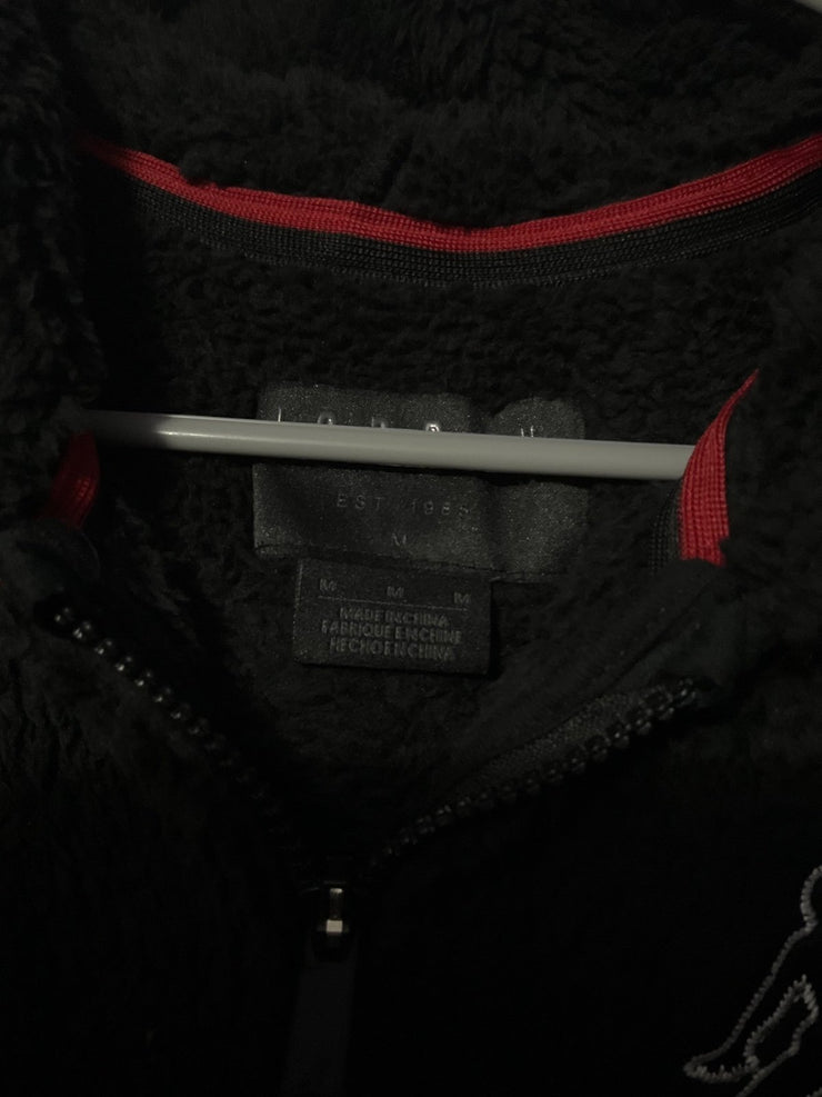 Kids Jordan Black Fluffy Jacket