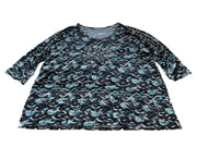 Avenue Body Blue Camp Be Strong Shine Bright Shirt Size 30/32