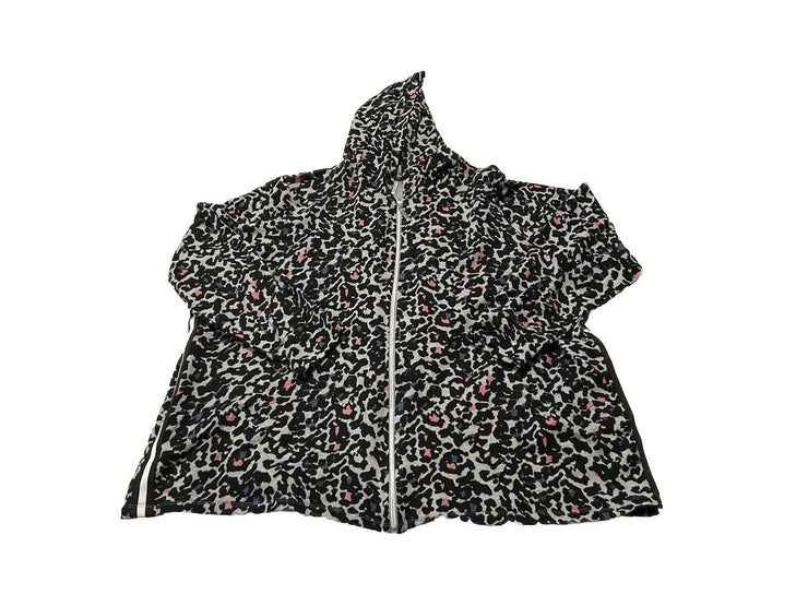 Avenue Leisure Blue Pink Leopard Grey Jacket Size 26/28