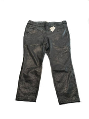 Lane Bryant Black Glitter Jeans Size 22 PETITE