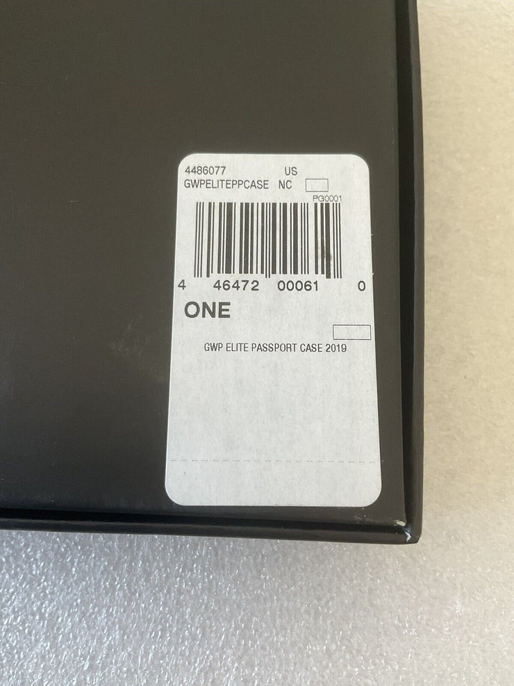 Guess Black Elite Passport Case 2019