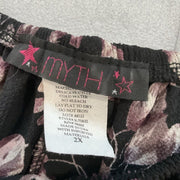 Women’s Myth Purple Floral Off Shoulder Top SIZE 2X