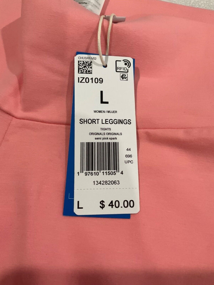 Adidas Women's Pink Short Leggings Size S M L XL