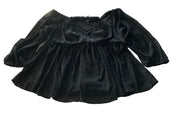 Torrid Black Babydoll Crinkle Chiffon Blouse Size 2X