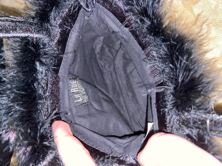 La Rue Mini Fuzzy Purse