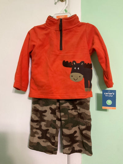 Carter’s Moose Fleece Set