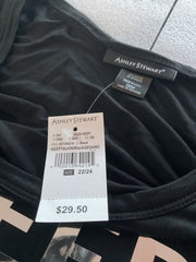 Ashley Stewart Keep Talking I’m Diagnosing You Black Shirt Size 22/24
