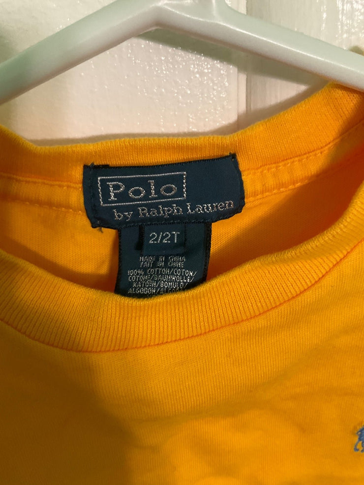 Polo Ralph Lauren Boys Yellow Short Sleeve Shirt