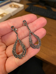 Sterling Silver Earrings and Ring