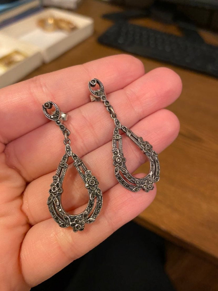 Sterling Silver Earrings and Ring
