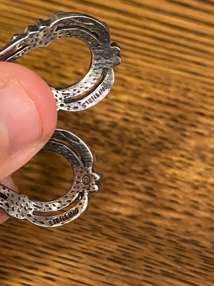 Sterling Silver Earrings and Ring