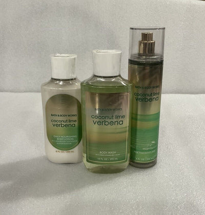 Bath and Body Works Coconut Lime Verbana Set