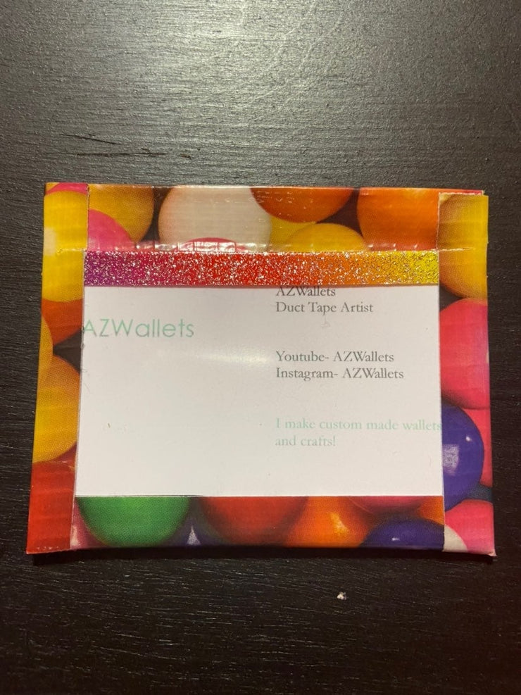 Gumball Duct Tape Card Holder