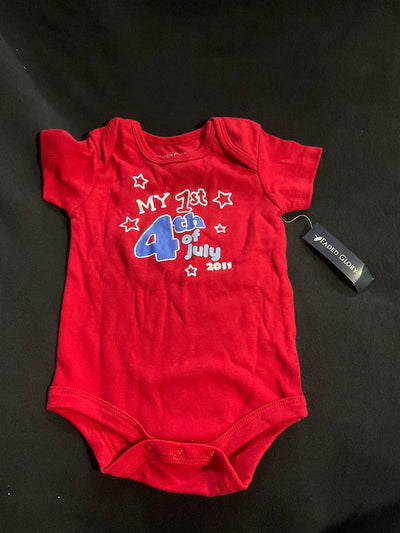 Faded Glory 4th of July Onesie