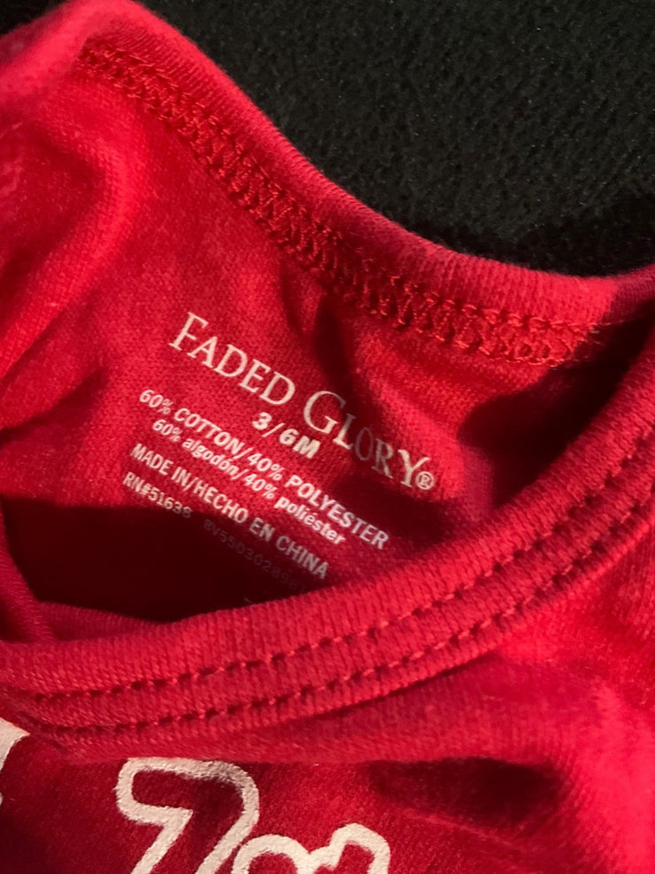 Faded Glory 4th of July Onesie