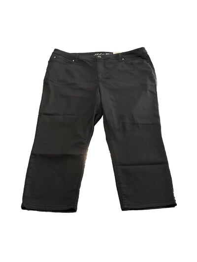 Women’s INC Black Skinny Leg Tummy Control Jeans Size 22W