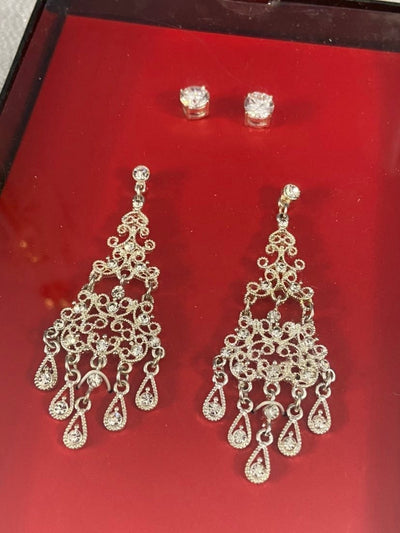 Silver Earring Set