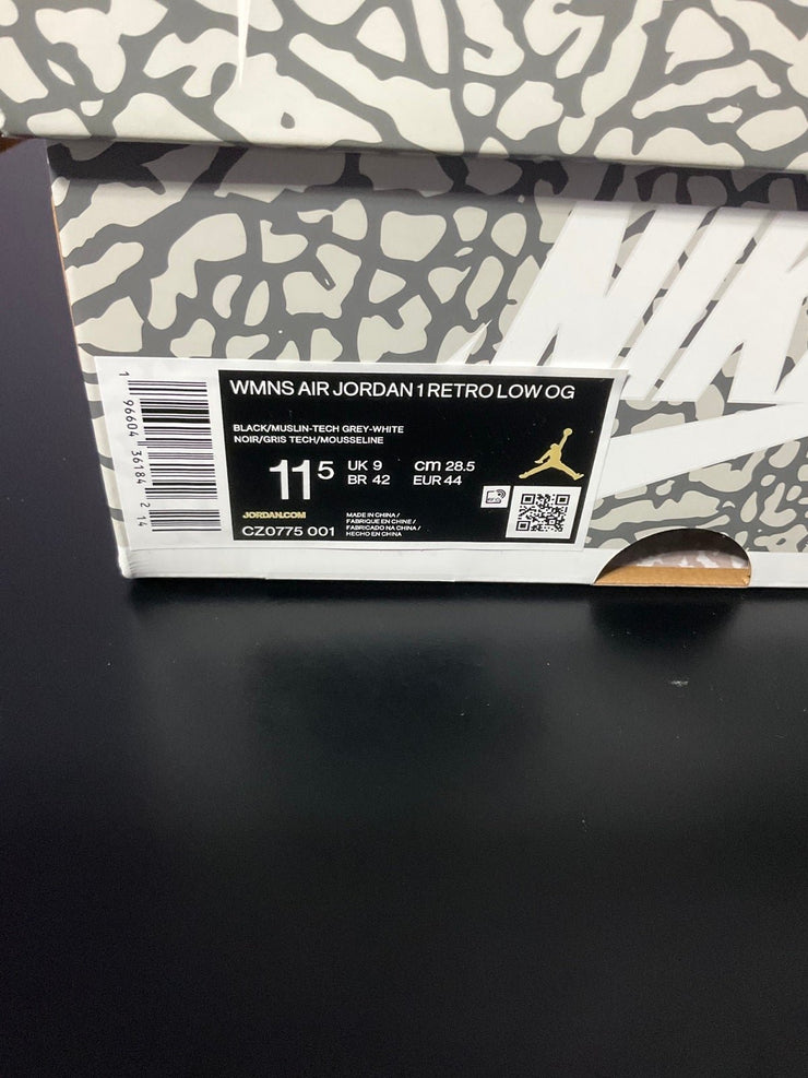 Women’s Air Jordan 1 Retro Low OG Black Cement