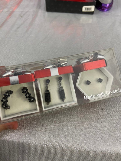 Black Trio Jewelry Set