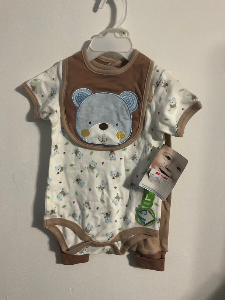 Bon Bebe Blue Bear Set