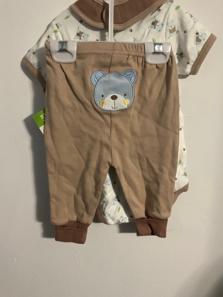 Bon Bebe Blue Bear Set