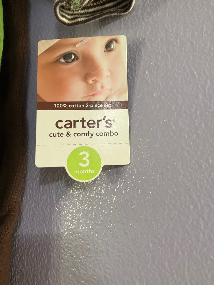 Carter’s 2-pc Green and Brown Set