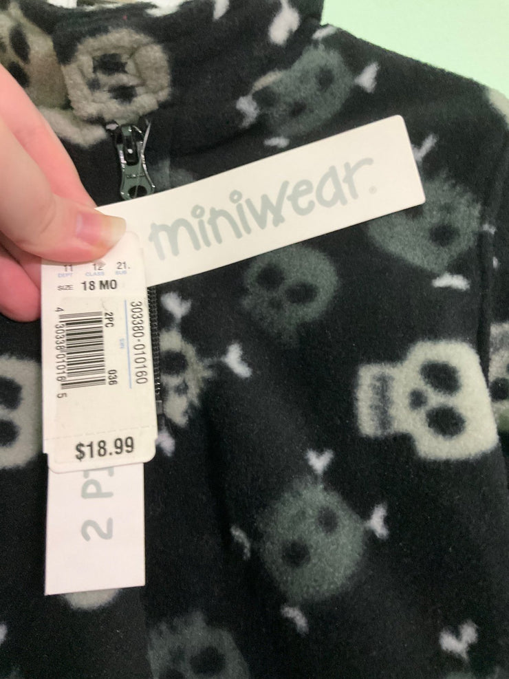 Babies R Us Skull Fleece Set