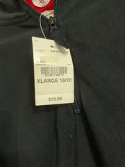 JCPenney Half Zip Black Fleece