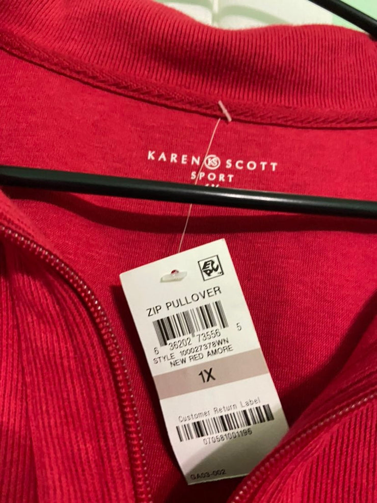 Karen Scott Zip Sweater