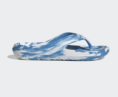 Adidas Adicane Flip Flops Cloud White Pulse Blue Size 8