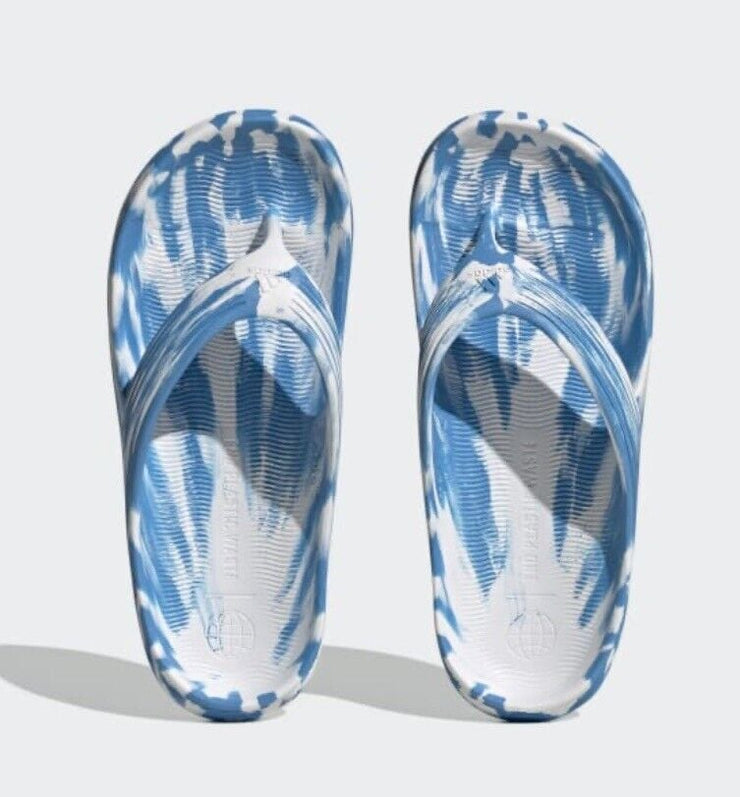 Adidas Adicane Flip Flops Cloud White Pulse Blue Size 8
