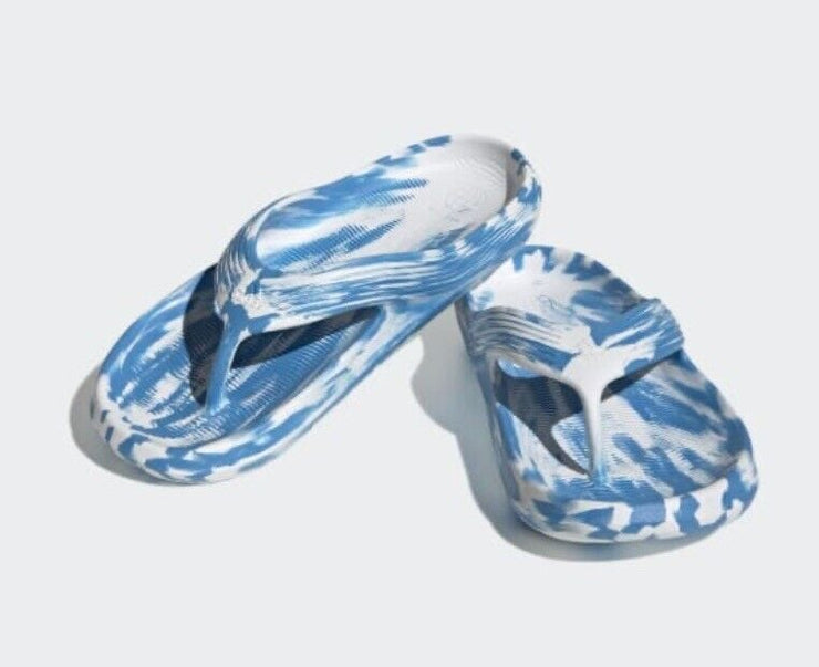 Adidas Adicane Flip Flops Cloud White Pulse Blue Size 8
