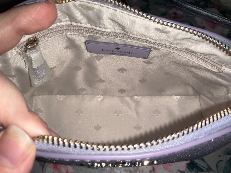 Kate Spade Glitter Tinsel Lilac Frost Purse