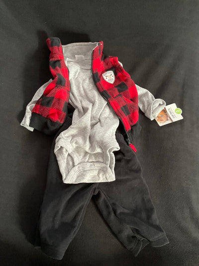 Carter’s 3-pc Plaid Set