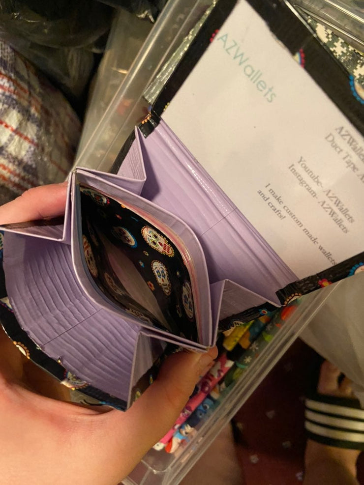 Skull Duct Tape Wallet