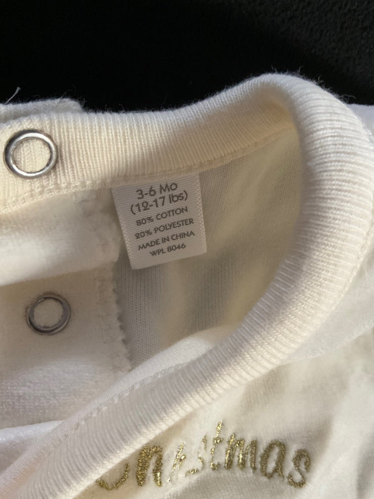 First Impressions Velour Onesie