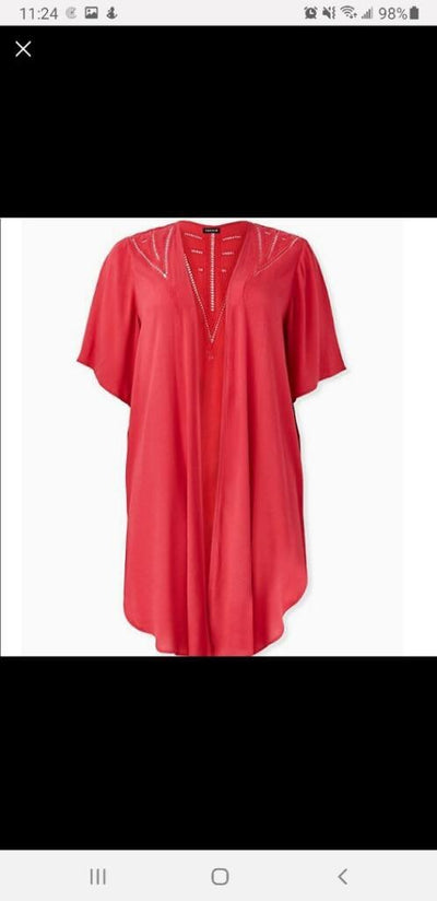 Red Torrid Kimono