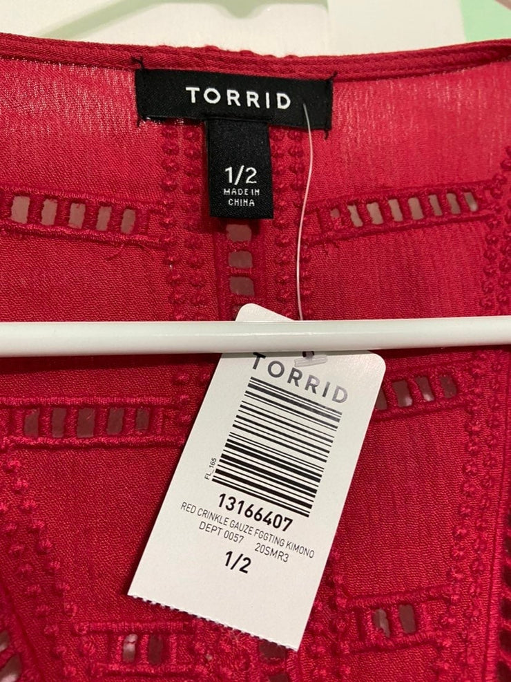 Red Torrid Kimono
