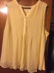 Charter Club Yellow Top