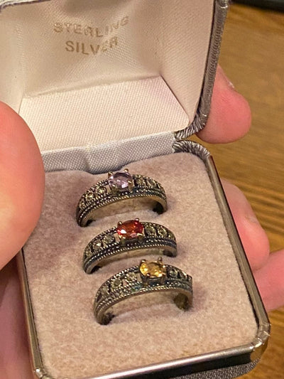 Sterling Silver 3-Ring Set