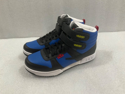 FILA F-14 Grade School Black Blue High Top 3FM01793-027 Size 5.5 6 6.5
