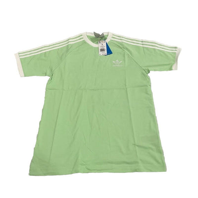 Adidas Men’s 3 Stripe Adicolor Green Tee Size S