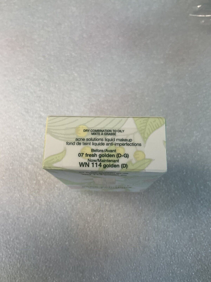 Clinique Acne Solutions Liquid Makeup WN114 Golden