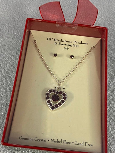 July Birthstone Jewelry Set